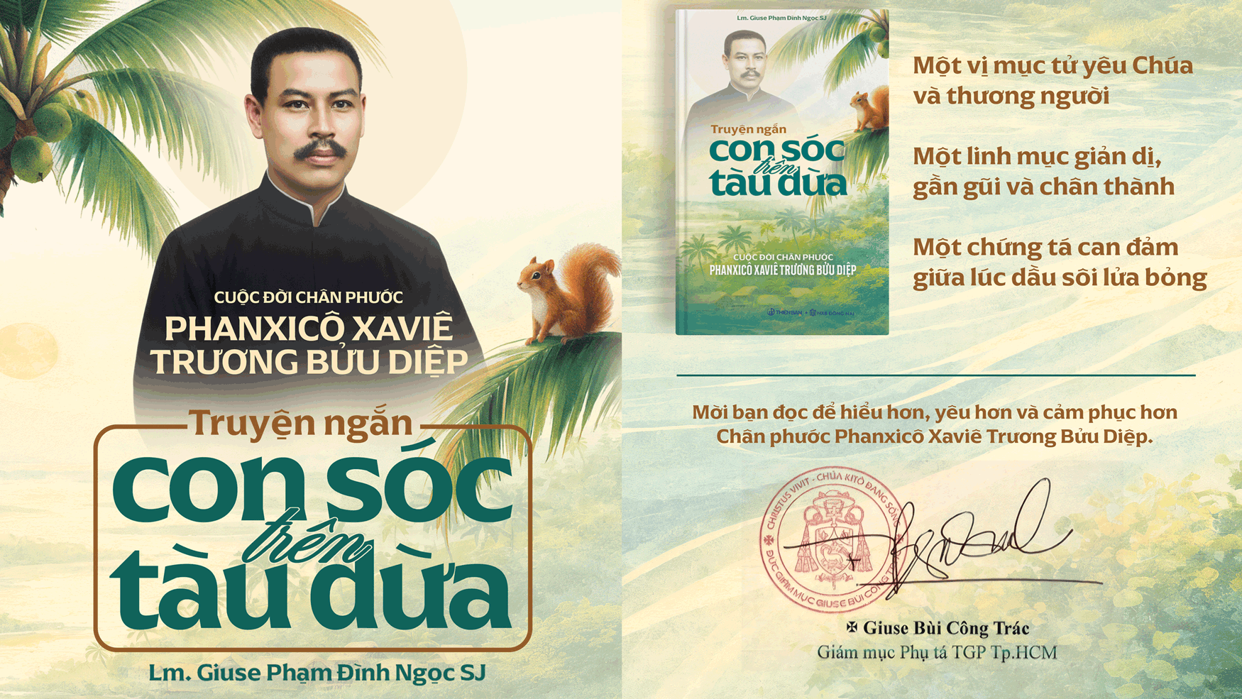 “Con Sóc Trên Tàu Dừa” – Cuộc đời Chân phước Phanxicô Xaviê Trương Bửu Diệp